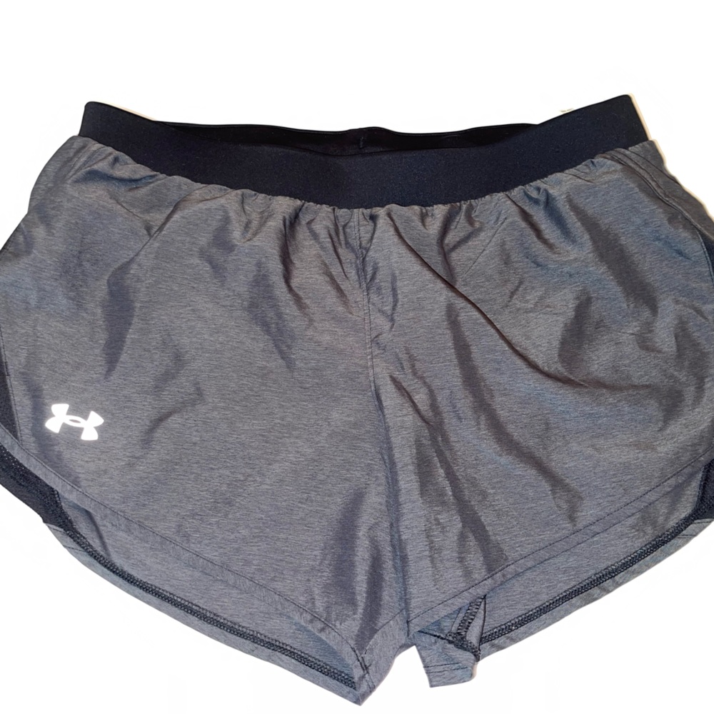 Under Armour Women’s LG Large Loose Charcoal Grey Athletic Shorts